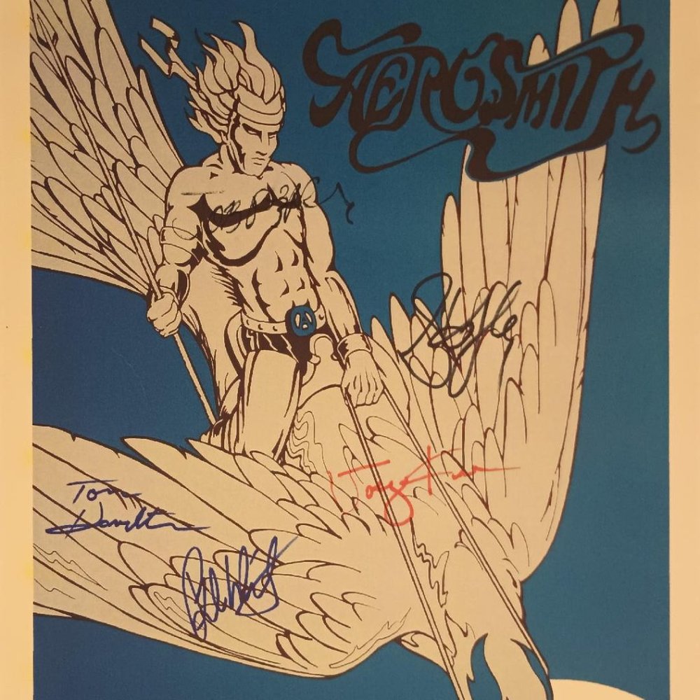 1993 Aerosmith Throwback Concert Poster REPRODUCTION (RP)
